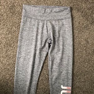 Gray leggings